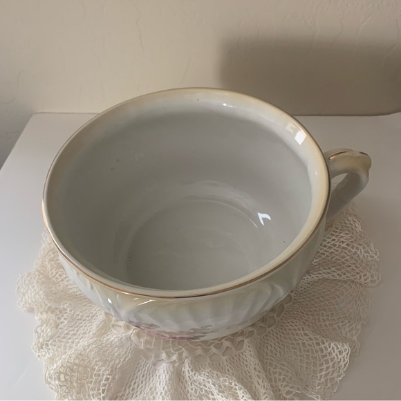 Antique Chamber Pot or Flower Pot or Vessel Made in Staffordshire England - Picture 3 of 9